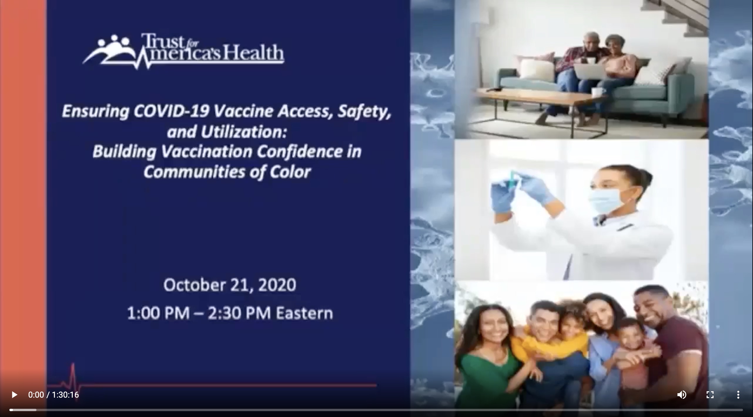 Ensuring COVID-19 Vaccine Access, Safety, And Utilization: Building ...